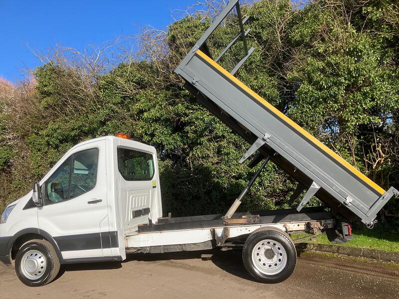 View FORD TRANSIT TIPPER 2.2 TDCi 350 L2 STEEL TIPPER