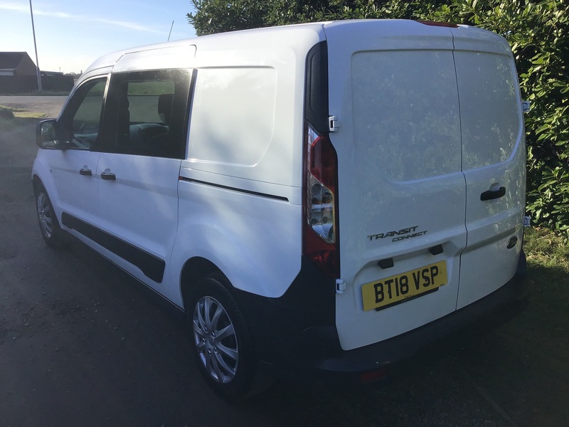 View FORD TRANSIT 230 100PS LONG WHEEL BASE 5 SEAT DOUBLE CAB CREW VAN EURO 6