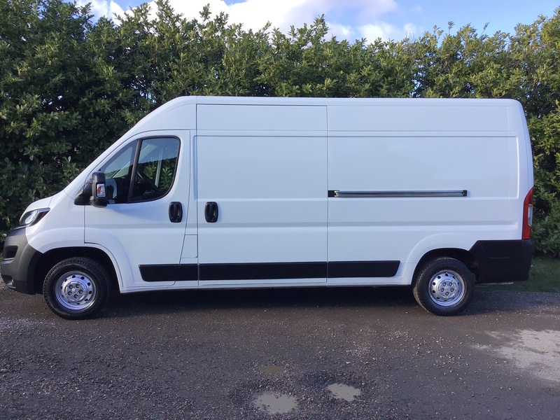 View PEUGEOT BOXER 2.0 BLUE HDI 335 130PS EURO6 L3H2 LONG WHEEL BASE HIGH ROOF ULEZ FREE VAN