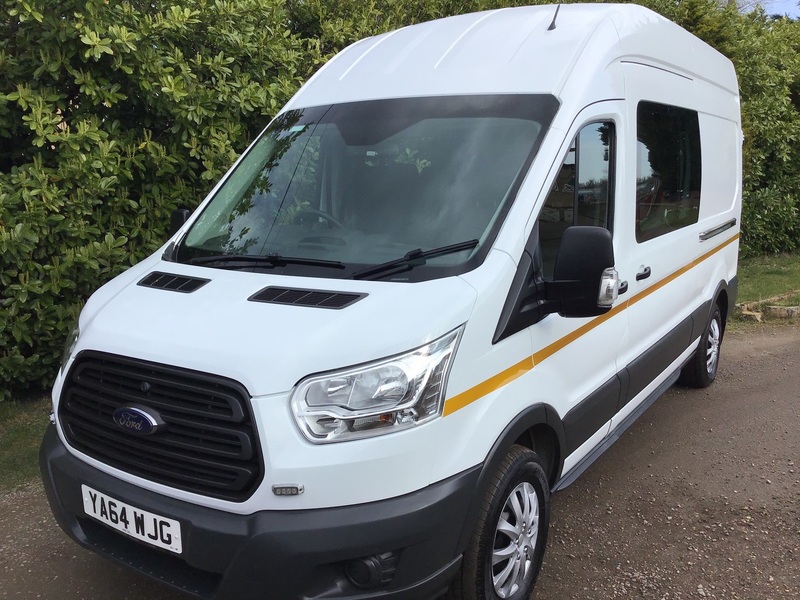 View FORD TRANSIT 2.2 T350 L3 H3 125PS LONG WHEEL BASE HIGH ROOF WELFARE, MESS VAN, 8 SEATS