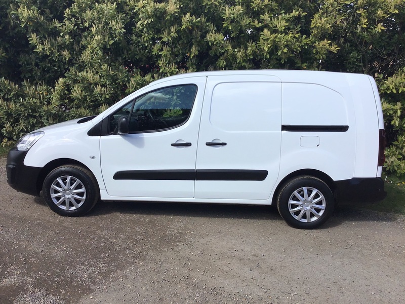 View PEUGEOT PARTNER BLUE HDI S L2 EURO6 ULEZ COMPLIANT LONG WHEEL BASE TWIN SIDE LOAD DOORS