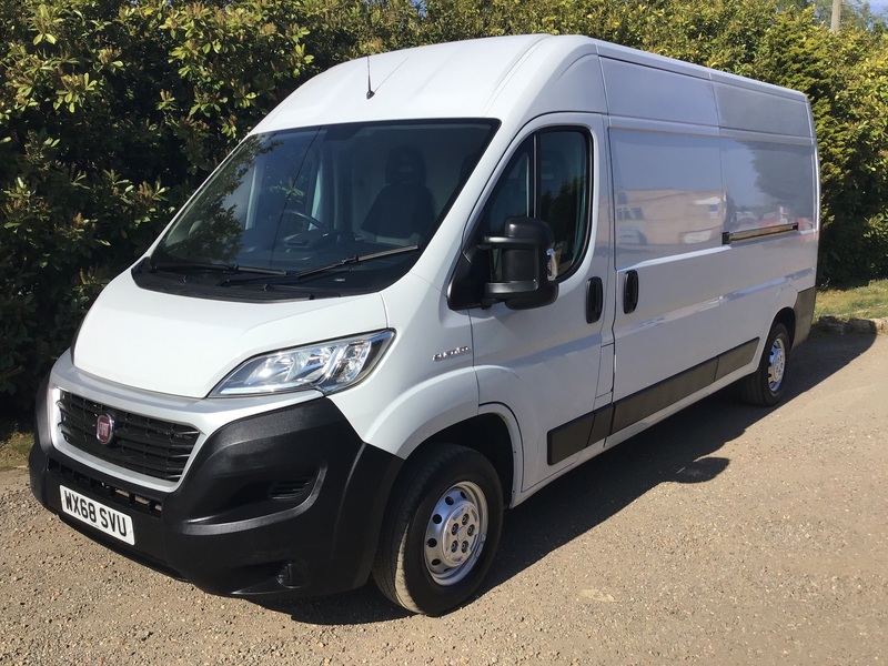 View FIAT DUCATO 35  MULTIJET II 130ps LONG WHEELBASE HIGH ROOF EURO6 ULEZ COMPLIANT VAN