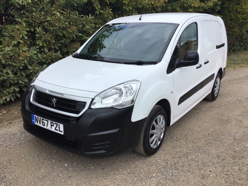 View PEUGEOT PARTNER BLUE HDI 5 SEAT LONG WHEEL BASE CREW VAN EURO6 ULEZ COMPLIANT