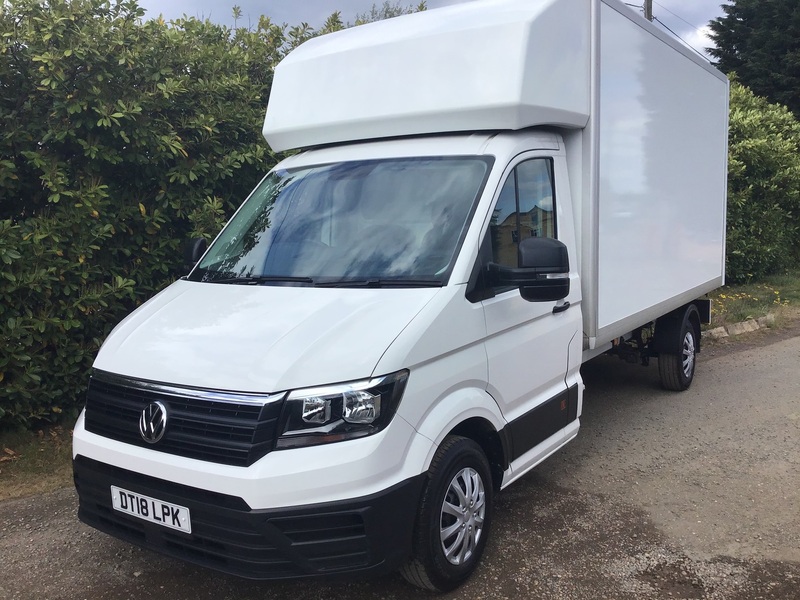 View VOLKSWAGEN CRAFTER 2.0 TDI 140PS CR35 STARTLINE LONG WHEELBASE FWD LUTON VAN, EURO6 ULEZ COMPLIANT, 1 OWNER