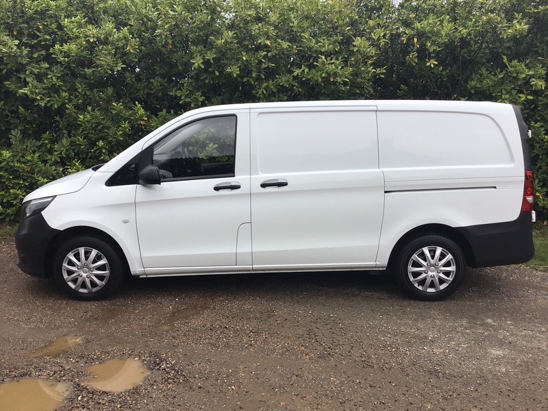 View MERCEDES-BENZ VITO 111 CDI 114BHP EURO6 LONG WHEEL BASE, TWIN SIDE LOAD DOOR, ULEZ COMPLIANT