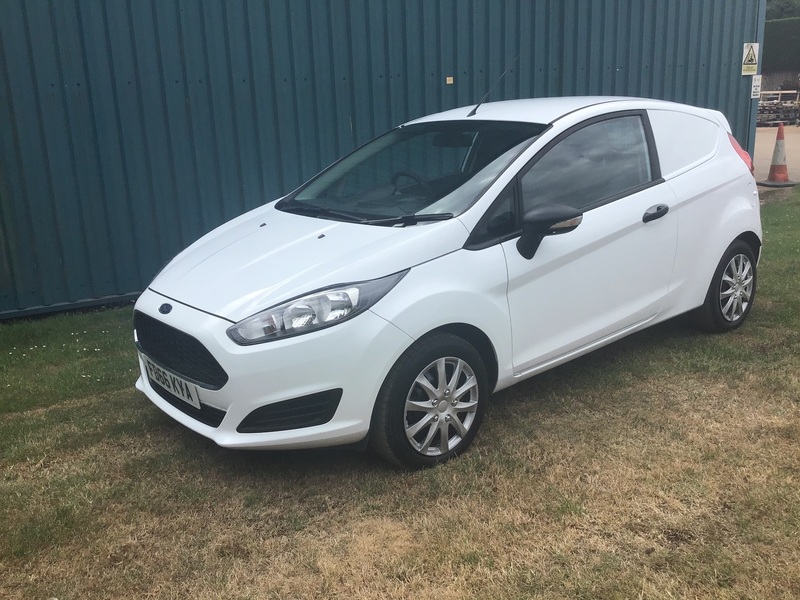 View FORD FIESTA VAN 1.5 TDCI EURO 6, ULEZ COMPLIANT, AIR CONDITIONING, 1 OWNER, FULL SERVICE HISTORY.