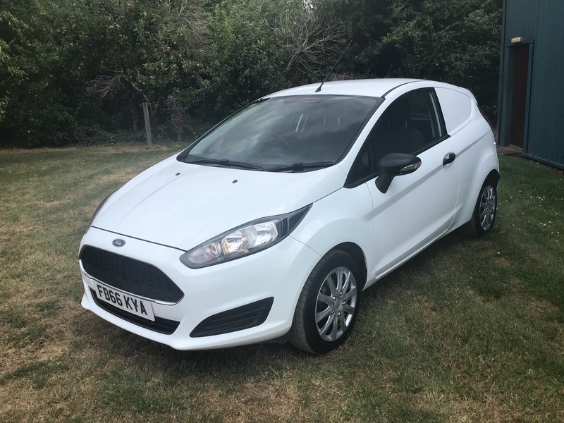 View FORD FIESTA VAN 1.5 TDCI EURO 6, ULEZ COMPLIANT, AIR CONDITIONING, 1 OWNER, FULL SERVICE HISTORY.