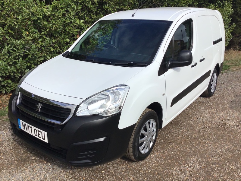 View PEUGEOT PARTNER BLUE HDI S L2 EURO 6 ULEZ COMPLIANT LONG WHEEL BASE VAN, 1 OWNER, FULL SERVICE HISTORY